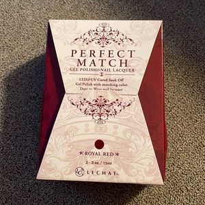 Perfect match gel polish & nail lacquer royal red